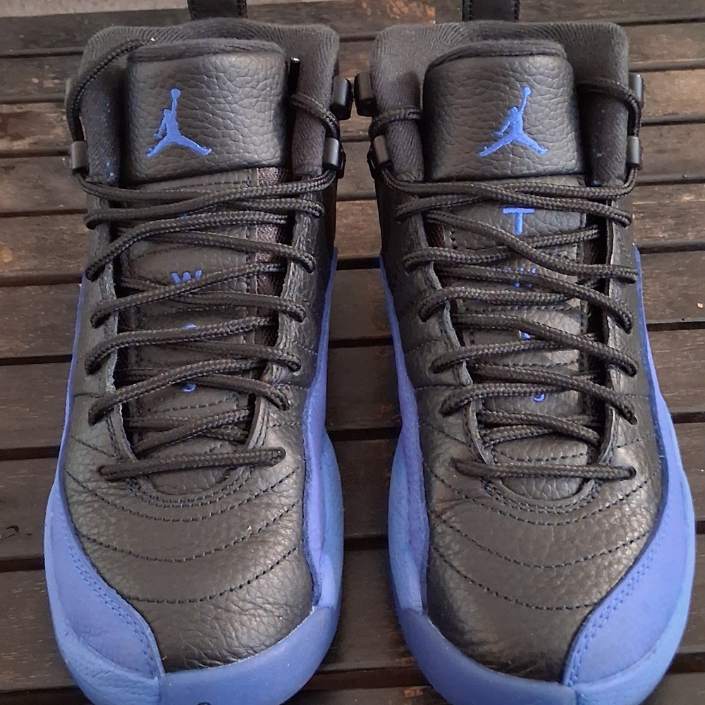 Kids Black and Blue Sneakers